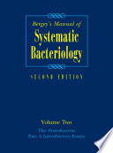 Bergey’s Manual® of Systematic Bacteriology [E-Book] : Volume Two: The Proteobacteria, Part A Introductory Essays /