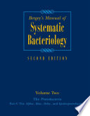 Bergey’s Manual® of Systematic Bacteriology [E-Book] : Volume Two The Proteobacteria Part C The Alpha-, Beta-, Delta-, and Epsilonproteobacteria /