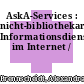 AskA-Services : nicht-bibliothekarische Informationsdienstleister im Internet /