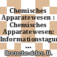 Chemisches Apparatewesen : Chemisches Apparatewesen: Informationstagung 1951: Beiträge : Frankfurt, 1951.