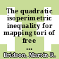 The quadratic isoperimetric inequality for mapping tori of free group automorphisms [E-Book] /