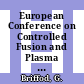 European Conference on Controlled Fusion and Plasma Physics. 13, Pt. 2. Contributed papers : Schliersee 14-18 April 1986 /