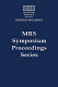 Structure/property relationships for metal-metal interfaces : Symposium on structure/property relationships for metal-metal interfaces: proceedings : Spring meeting of the Materials Research Society 1991 : MRS spring meeting 1991 : Anaheim, CA, 29.04.91-01.05.91 /