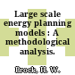Large scale energy planning models : A methodological analysis.
