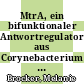 MtrA, ein bifunktionaler Antwortregulator aus Corynebacterium glutamicum /