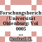 Forschungsbericht / Universität Oldenburg: Vol 0005 : 1990 - 1992.