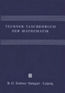 Teubner-Taschenbuch der Mathematik. 1 /