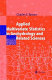 Applied multivariate statistics in geohydrology and related sciences /