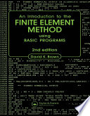 An introduction to the finite element method using BASIC programs [E-Book] /
