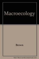 Macroecology /