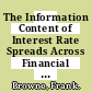 The Information Content of Interest Rate Spreads Across Financial Systems [E-Book] /