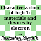 Characterization of high Tc materials and devices by electron microscopy / [E-Book]