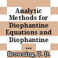 Analytic Methods for Diophantine Equations and Diophantine Inequalities [E-Book] /