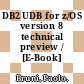 DB2 UDB for z/OS version 8 technical preview / [E-Book]