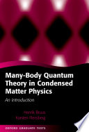 Many-body quantum theory in condensed matter physics : an introduction /