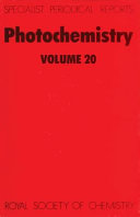 Photochemistry. Volume 20 : a review of the literature published between July 1974 and June 1975  / [E-Book]
