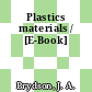 Plastics materials / [E-Book]