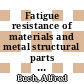 Fatigue resistance of materials and metal structural parts : Proceedings of an international conference : Warszawa, 05.60.
