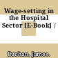Wage-setting in the Hospital Sector [E-Book] /