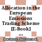 Allocation in the European Emissions Trading Scheme [E-Book] : Rights, Rents and Fairness /