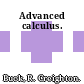 Advanced calculus.