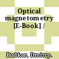 Optical magnetometry [E-Book] /