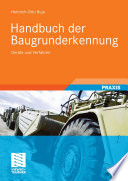 Handbuch der Baugrunderkennung [E-Book] : Geräte und Verfahren /