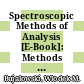 Spectroscopic Methods of Analysis [E-Book]: Methods and Protocols /
