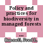 Policy and practices for biodiversity in managed forests : the living dance [E-Book] /