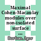 Maximal Cohen-Macaulay modules over non-isolated surface singularities and matrix problems [E-Book] /