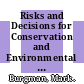Risks and Decisions for Conservation and Environmental Management [E-Book] /