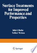 Surface Treatments for Improved Performance and Properties [E-Book] /
