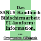 Das SANUS-Handbuch Bildschirmarbeit EU-konform : Information, Analyse, Gestaltung /