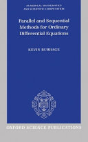 Parallel and sequential methods for ordinary differential equations.