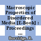 Macroscopic Properties of Disordered Media [E-Book] : Proceedings of a Conference Held at the Courant Institute June 1–3, 1981 /