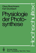 Physiologie der Photosynthese.