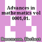 Advances in mathematics vol 0001,01.