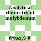 Analytical chemistry of molybdenum