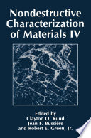 Nondestructive Characterization of Materials IV [E-Book] /