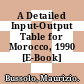 A Detailed Input-Output Table for Morocco, 1990 [E-Book] /