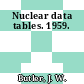Nuclear data tables. 1959.