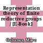 Representation theory of finite reductive groups / [E-Book]