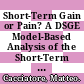 Short-Term Gain or Pain? A DSGE Model-Based Analysis of the Short-Term Effects of Structural Reforms in Labour and Product Markets [E-Book] /
