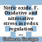 Nitric oxide. F. Oxidative and nitrosative stress in redox regulation of cell signaling /