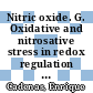 Nitric oxide. G. Oxidative and nitrosative stress in redox regulation of cell signaling /