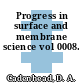 Progress in surface and membrane science vol 0008.