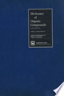 Dictionary of organic compounds. vol. 10 = suppl. 1 /