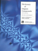 Dictionary of organic compounds. vol. 11 = suppl. 2 /