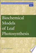 Biochemical models of leaf photosynthesis /