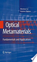 Optical metamaterials : fundamentals and applications [E-Book]  /